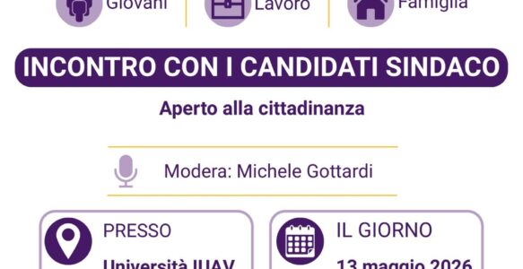 Incontro con i candidati sindaco 13 Maggio 2026 Venezia